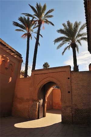 simsearch:700-06037981,k - Archway, mosquée de la Koutoubia, Marrakech, Maroc Photographie de stock - Rights-Managed, Code: 700-06037969