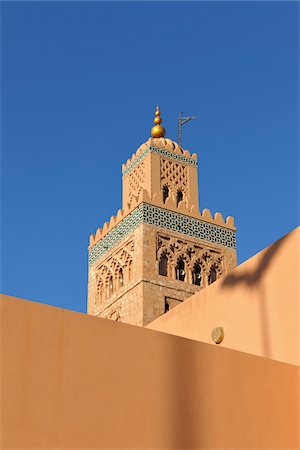 Koutoubia Mosque, Marrakech, Morocco Foto de stock - Con derechos protegidos, Código: 700-06037981