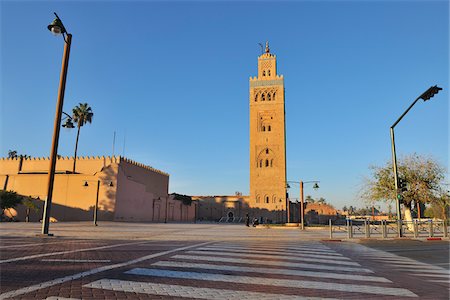 Koutoubia Mosque, Marrakech, Morocco Foto de stock - Con derechos protegidos, Código: 700-06037996