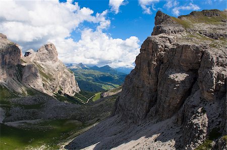 south tyrol - Puez-Geiser Nature Park and Sella Group, Val Gardena, South Tyrol, Trentino Alto Adige, Italy Foto de stock - Con derechos protegidos, Código: 700-06109503