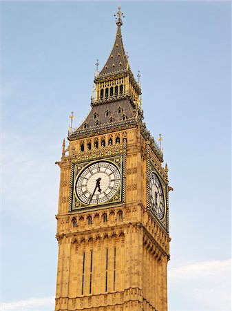 reloj de la torre - Big Ben, London, England Foto de stock - Con derechos protegidos, Código: 700-06109516