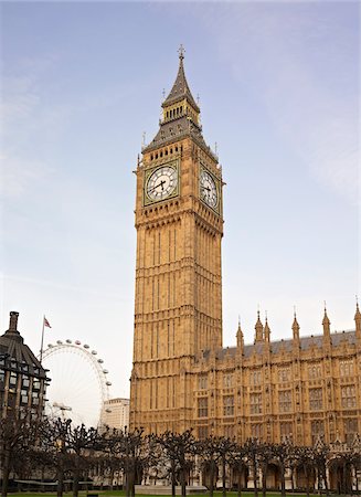 famous clock - Big Ben, London, England Stock Photo - Rights-Managed, Code: 700-06109517