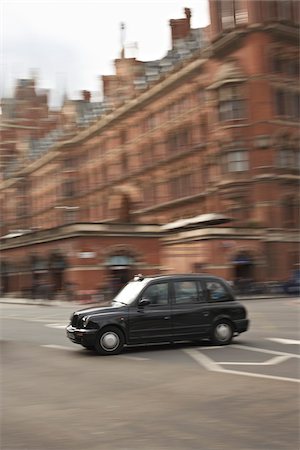 Taxi, St Pancras Renaissance London Hotel, London, England Stock Photo - Rights-Managed, Code: 700-06109528