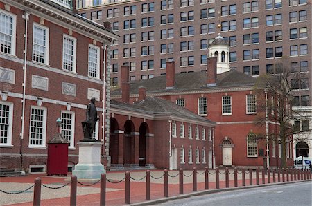 philadelphie - Independence Hall, Philadelphia, Pennsylvania, USA Foto de stock - Con derechos protegidos, Código: 700-06109806