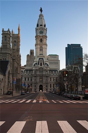 philadelphia city hall - Hôtel de ville, Philadelphie, Pennsylvanie, Etats-Unis Photographie de stock - Rights-Managed, Code: 700-06109800