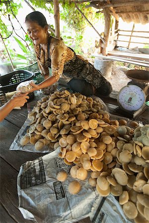 Vendeuse de sucre de palme Roadside stand, Sukhothai, Thaïlande Photographie de stock - Rights-Managed, Code: 700-06119549