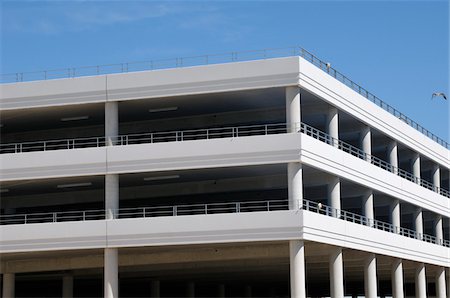 railing architecture detail - Parking Garage Stock Photo - Rights-Managed, Code: 700-06119778