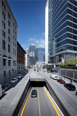 City Street, Vancouver, British Columbia, Canada Foto de stock - Con derechos protegidos, Código: 700-06144865