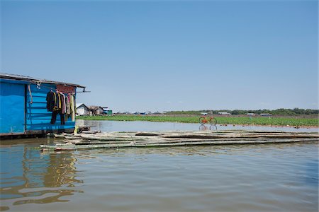 simsearch:700-06199256,k - Floating Village, Cambodia Foto de stock - Con derechos protegidos, Código: 700-06199241