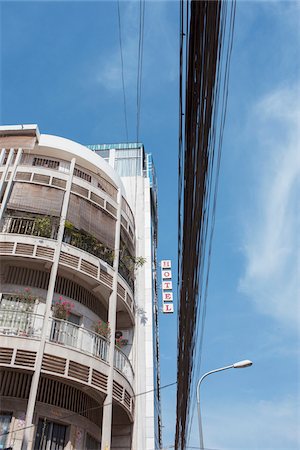 residential apartments - Hotel and Apartment Building, Phnom Penh, Cambodia Stock Photo - Rights-Managed, Code: 700-06190664