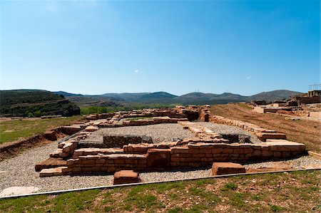 Celtiberian Archaeological Site of Tiermes, Montejo de Tiermes, Soria, Castilla y Leon, Spain Foto de stock - Con derechos protegidos, Código: 700-06334526