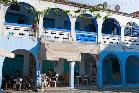 Bar, Chefchaouen, Province de Chefchaouen, région de Tanger-Tétouan, Maroc Photographie de stock - Rights-Managed, Code: 700-06334589