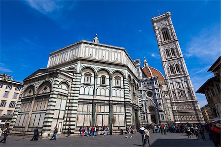 Basilica di Santa Maria del Fiore, Florence, Tuscany, Italy Stock Photo - Rights-Managed, Code: 700-06334678