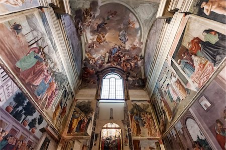 fresco europe art - Brancacci Chapel at Santa Maria del Carmine, Florence, Tuscany, Italy Stock Photo - Rights-Managed, Code: 700-06334726