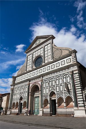 Basilique de Santa Maria Novella, Florence, Toscane, Italie Photographie de stock - Rights-Managed, Code: 700-06334727