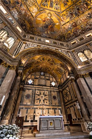 Intérieur du baptistère Basilica di Santa Maria del Fiore, Florence, Toscane, Italie Photographie de stock - Rights-Managed, Code: 700-06334792