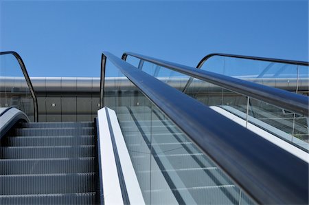 down - Close-Up of Escalators Stock Photo - Rights-Managed, Code: 700-06355105