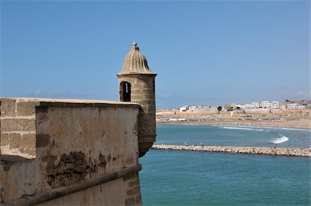 rabat sea - Kasbah of the Udayas, Rabat, Morocco Stock Photo - Rights-Managed, Code: 700-06355146