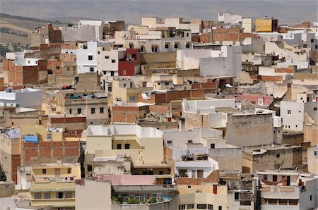 Vue de Moulay Idriss, Maroc Photographie de stock - Rights-Managed, Code: 700-06355141