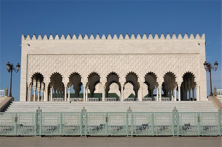 Mausolée de Mohammed V, Rabat, Maroc Photographie de stock - Rights-Managed, Code: 700-06355152