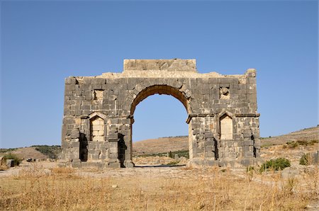 Volubilis, Moulay Idriss, Morocco Foto de stock - Con derechos protegidos, Código: 700-06355171