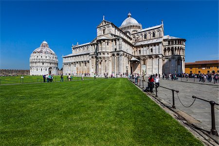 piazza duomo - Duomo de Pisa, Pisa, Tuscany, Italy Foto de stock - Con derechos protegidos, Código: 700-06367807