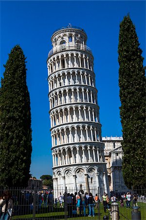 Leaning Tower of Pisa, Tuscany, Italy Foto de stock - Con derechos protegidos, Código: 700-06367809