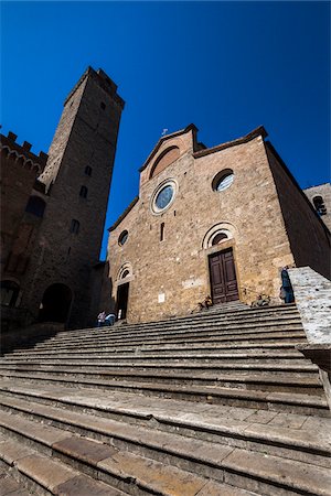 san gimignano - Collegiate Church of San Gimignano, Siena Province, Tuscany, Italy Stock Photo - Rights-Managed, Code: 700-06367907