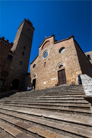 Collegiate Church of San Gimignano, Siena Province, Tuscany, Italy Stock Photo - Rights-Managed, Code: 700-06367907