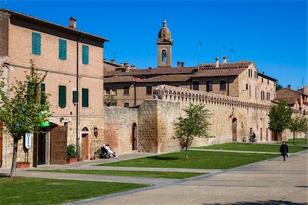 Buonconvento, Tuscany, Italy Fotografie stock - Rights-Managed, Codice: 700-06367935