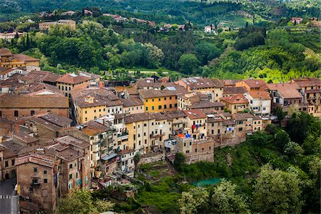 small town bird eye view - Overview of San Miniato, Province of Pisa, Tuscany, Italy Stock Photo - Rights-Managed, Code: 700-06367964