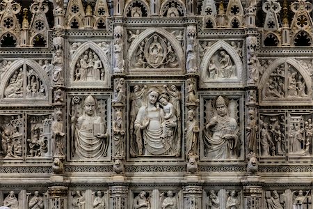 simsearch:700-06367770,k - Sculptural Relief, Arezzo Cathedral, Arezzo, Tuscany, Italy Stock Photo - Rights-Managed, Code: 700-06367981