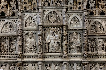 simsearch:700-06367760,k - Sculptural Relief, Arezzo Cathedral, Arezzo, Tuscany, Italy Stock Photo - Rights-Managed, Code: 700-06367981