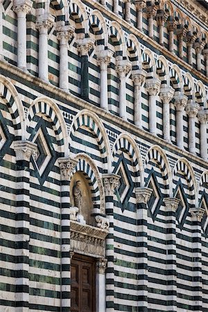 romanesque architecture - Close-Up of San Giovanni Fuoricivitas, Pistoia, Tuscany, Italy Stock Photo - Rights-Managed, Code: 700-06368014