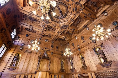 school building nobody - Anatomical Theatre of the Archiginnasio, Bologna, Emilia-Romagna, Italy Stock Photo - Rights-Managed, Code: 700-06368177