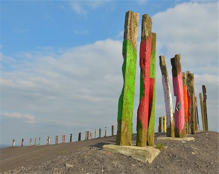 pole (rod) - Halde Haniel, Bottrop, Oberhausen, Ruhr Basin, North Rhine-Westphalia, Germany Foto de stock - Con derechos protegidos, Código: 700-06368455