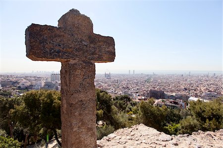 Overview of Barcelona, Catalunya, Spain Stock Photo - Rights-Managed, Code: 700-06383677