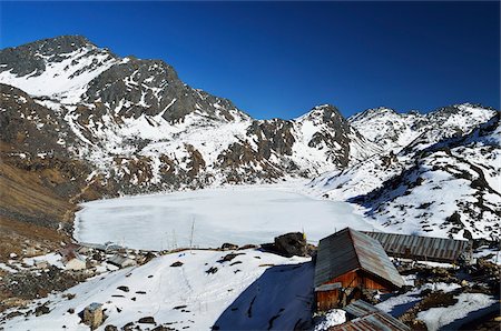 Gosaikunda lac, Parc National de Langtang, Bagmati, Madhyamanchal, Népal Photographie de stock - Rights-Managed, Code: 700-06383825