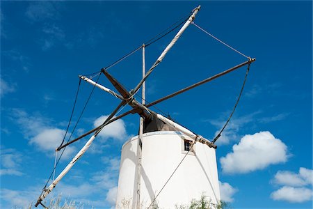 Windmill, Algarve, Portugal Foto de stock - Con derechos protegidos, Código: 700-06397573