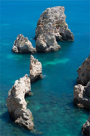 sauberes wasser - Ponta da Piedade, Lagos, Algarve, Portugal Foto de stock - Con derechos protegidos, Código: 700-06397582