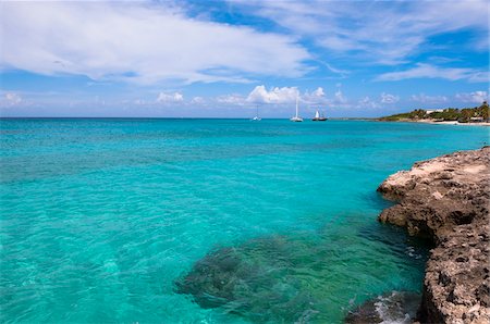 North West Coast with Sailboats, Aruba, Leeward Antilles, Lesser Antilles, Caribbean Foto de stock - Con derechos protegidos, Código: 700-06439059