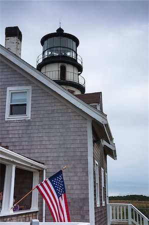 feu clignotant - Close-up of Highland Lighthouse, Cape Cod, North Truro, Massachusetts, USA Photographie de stock - Rights-Managed, Code: 700-06439111