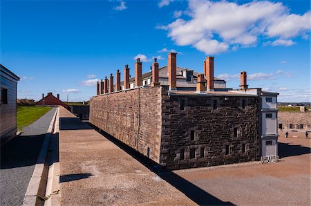 emplazamiento histórico nacional - Barrack Block at Fort George, Citadel Hill, Halifax, Nova Scotia, Canada Foto de stock - Con derechos protegidos, Código: 700-06439159
