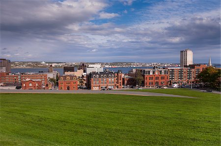 Cityscape from Fort George, Citadel Hill, Halifax, Nova Scotia, Canada Photographie de stock - Rights-Managed, Code: 700-06439165