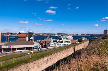 View of City from Citadel Hill, Halifax, Nova Scotia, Canada Foto de stock - Con derechos protegidos, Código: 700-06439167