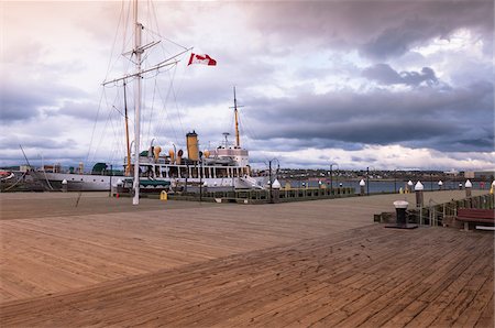 simsearch:700-06439177,k - Boat Docked at Waterfront Dock and Storm Clouds, Halifax , Nova Scotia, Canada Stock Photo - Rights-Managed, Code: 700-06439181