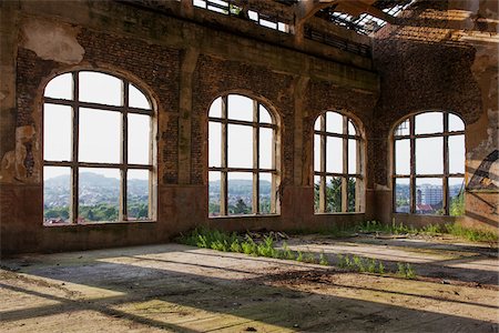 Interior of Main Office of Abandoned Colliery, Chatelet, District of Marcinelle, Charleroi, Wallonia, Belgium Stock Photo - Rights-Managed, Code: 700-06452143