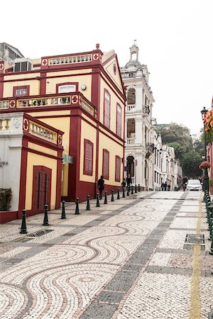 Street Scene, Macau, China Stock Photo - Rights-Managed, Code: 700-06452177