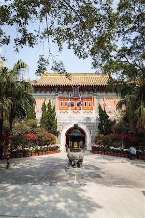 Po Lin Monastery, Ngong Ping Plateau, Lantau Island, Hong Kong, China Photographie de stock - Rights-Managed, Code: 700-06452190