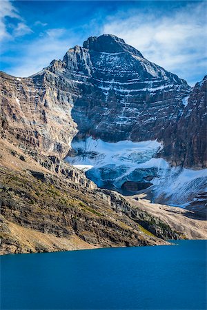 Glacier at McArthur Lake, Yoho National Park, British Columbia, Canada Stock Photo - Rights-Managed, Code: 700-06465542